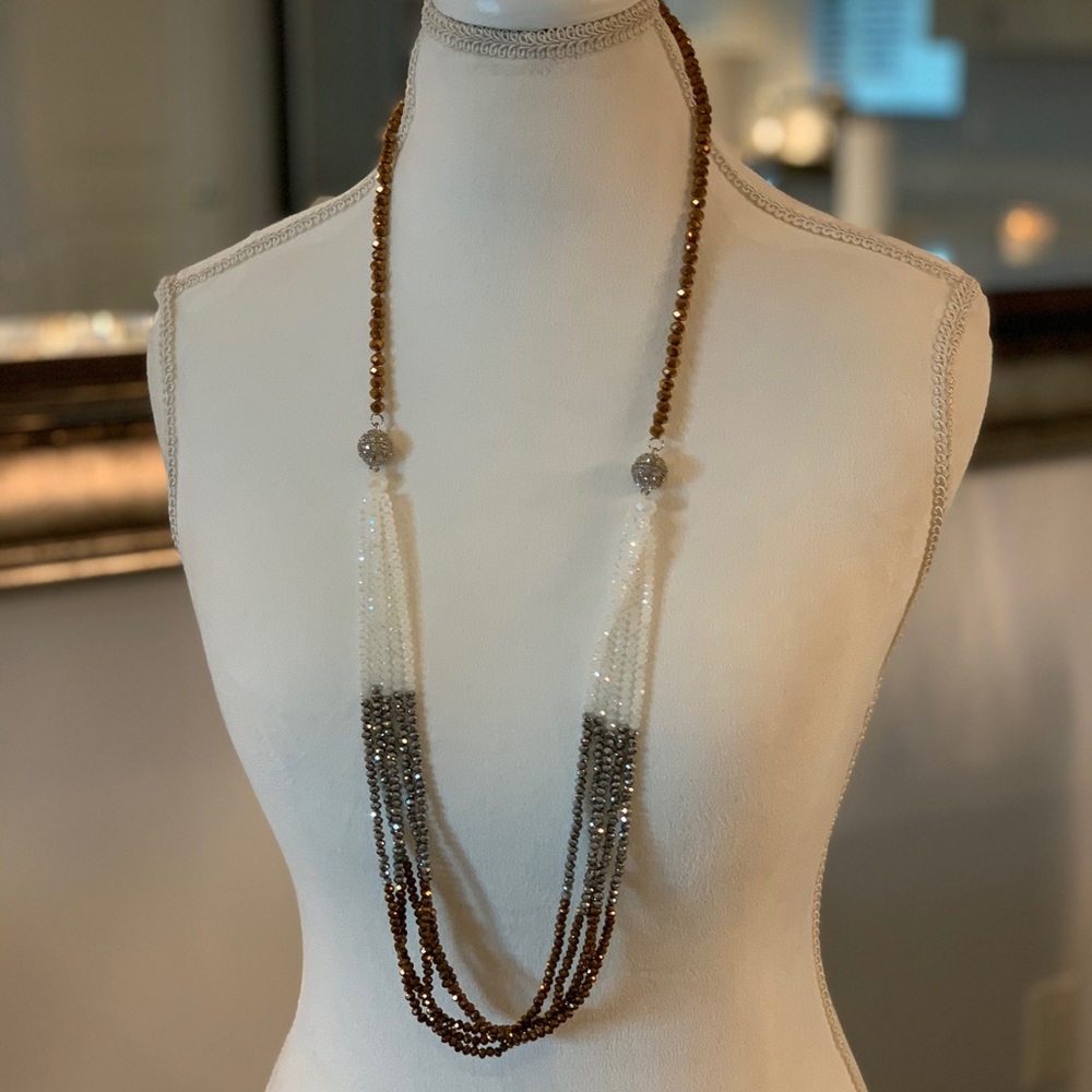 Bead It Up Multi Strand  Necklace